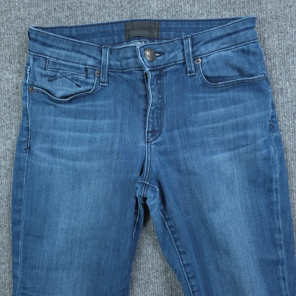 Denimocracy Jeans Womens Blue Bootcut Flare Stretch Denim Casual